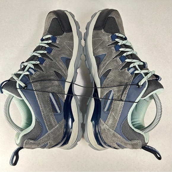 New Eddie Bauer Trail Hiking Outdoor Memory Foam Shoes Aqua/ Grey; Women’s Sz 8 - Picture 7 of 16